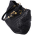 BOTTEGA VENETA Capri Tote Bag 162197 Black Leather